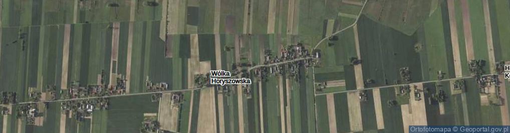 Zdjęcie satelitarne Wólka Horyszowska ul.